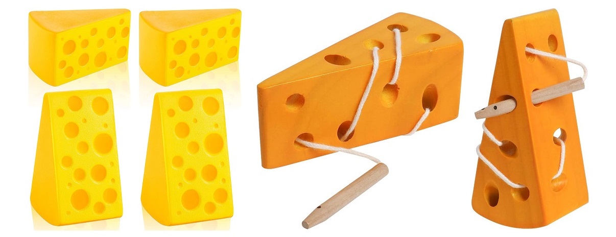 montessori cheese wedge toys
