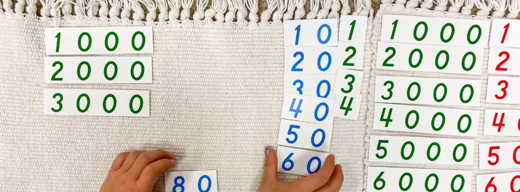 montessori toys can help teach kids numbers and number patterns