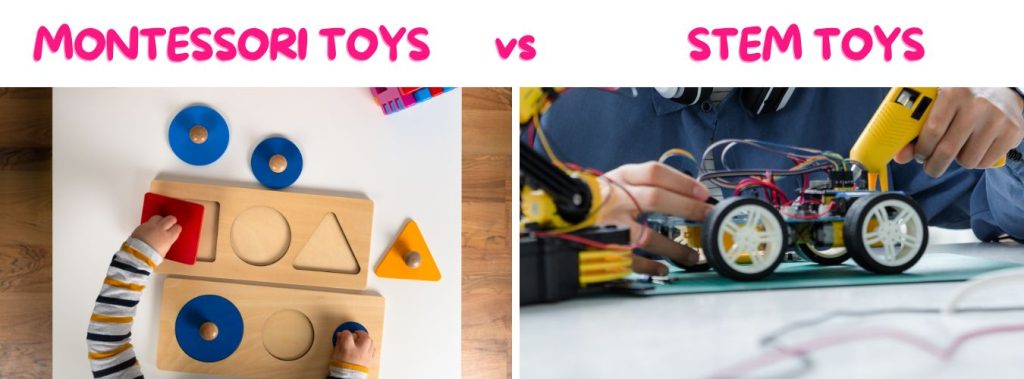 stem toys vs montessori toys