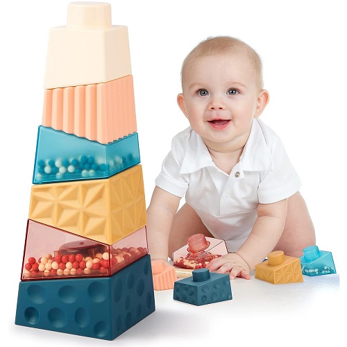 Montessori Sensory Stacking Building Blocks Toy