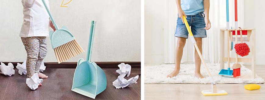 montessori brooms and kids cleaning toys