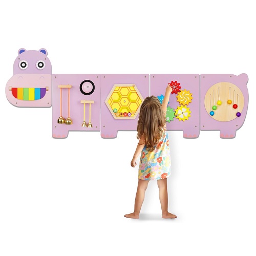Hippo Montessori Busy Board,Sensory Board