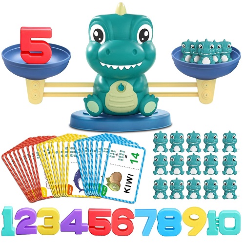 11. Dinosaur Math Balance Toy