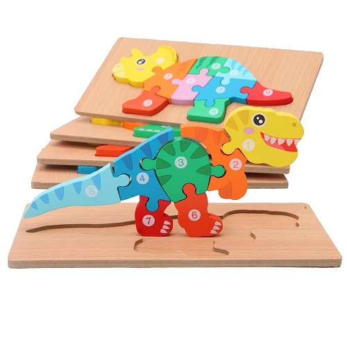 2. Montessori Mama Dinosaur Puzzle