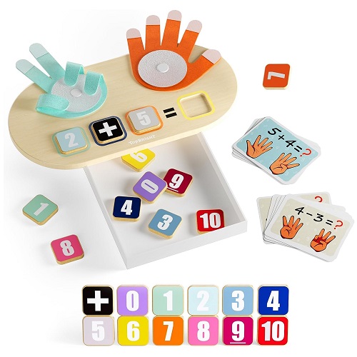 2. Top Bright Finger Counting Math Toy