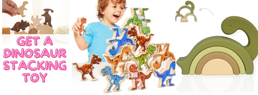 dinosaur stacking toys