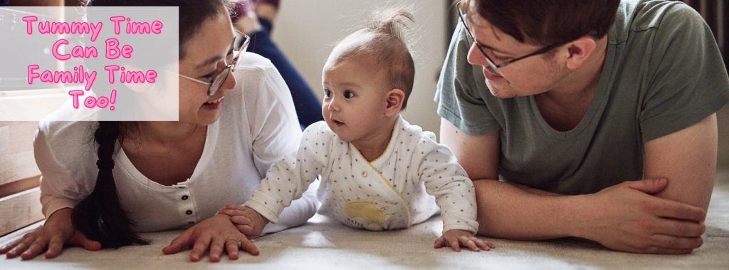 tummy time can be perfect for family time