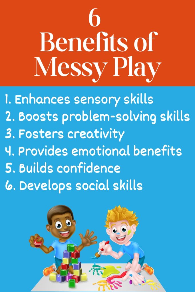 benefits of messy play for kids and toddlers